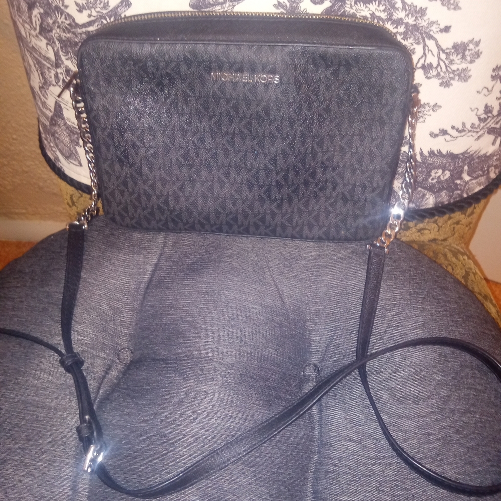 Michael Kors black shoulder bag